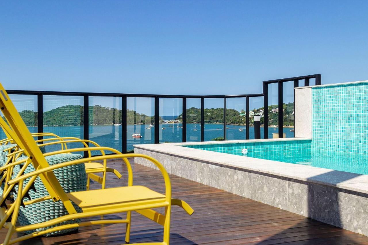 Aion Suites 302 - Lindo Apartamento Com Vista Para O Mar, A 60M Da Praia De Bombinhas, Com Piscina E Academia No Rooftop. Экстерьер фото