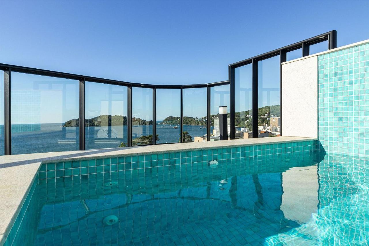 Aion Suites 302 - Lindo Apartamento Com Vista Para O Mar, A 60M Da Praia De Bombinhas, Com Piscina E Academia No Rooftop. Экстерьер фото