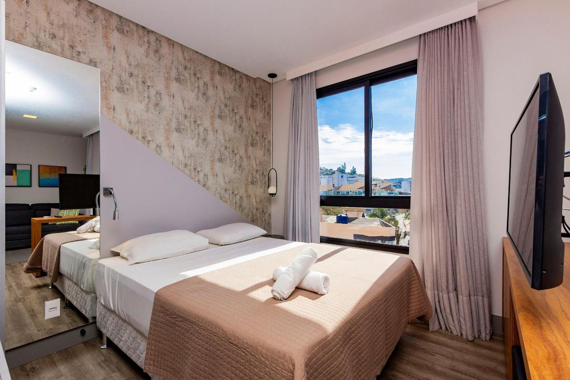 Aion Suites 302 - Lindo Apartamento Com Vista Para O Mar, A 60M Da Praia De Bombinhas, Com Piscina E Academia No Rooftop. Экстерьер фото