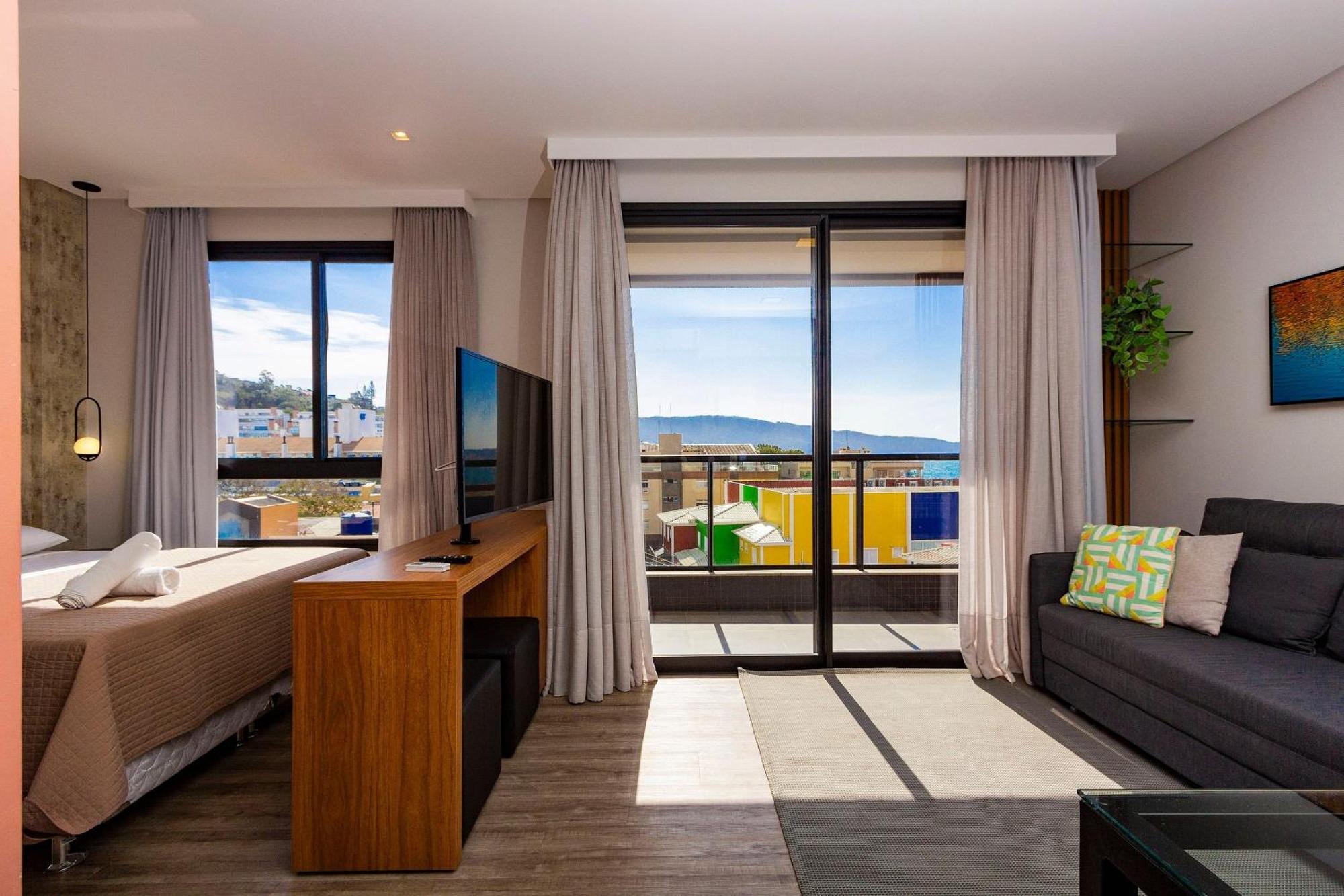 Aion Suites 302 - Lindo Apartamento Com Vista Para O Mar, A 60M Da Praia De Bombinhas, Com Piscina E Academia No Rooftop. Экстерьер фото