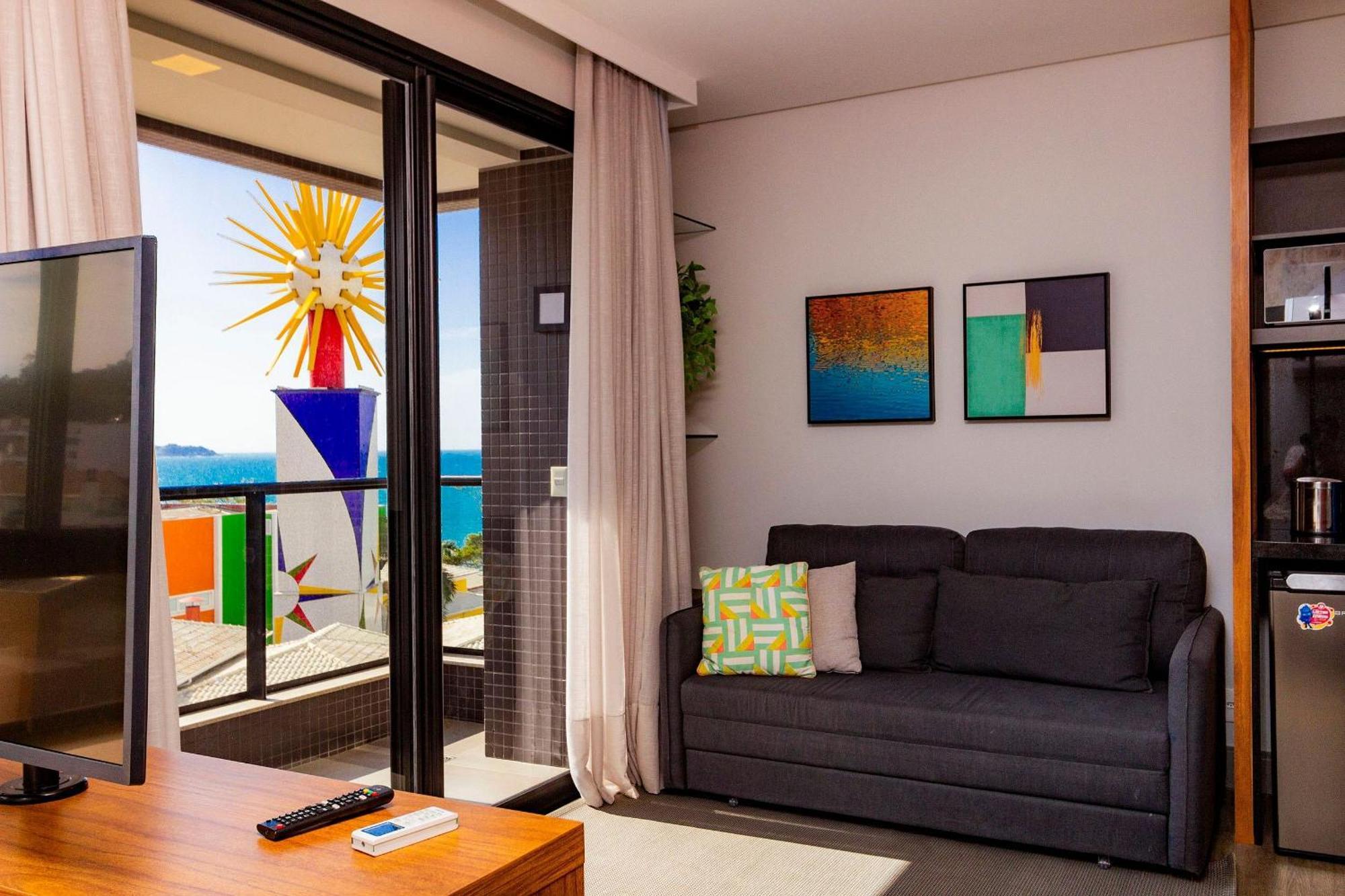 Aion Suites 302 - Lindo Apartamento Com Vista Para O Mar, A 60M Da Praia De Bombinhas, Com Piscina E Academia No Rooftop. Экстерьер фото