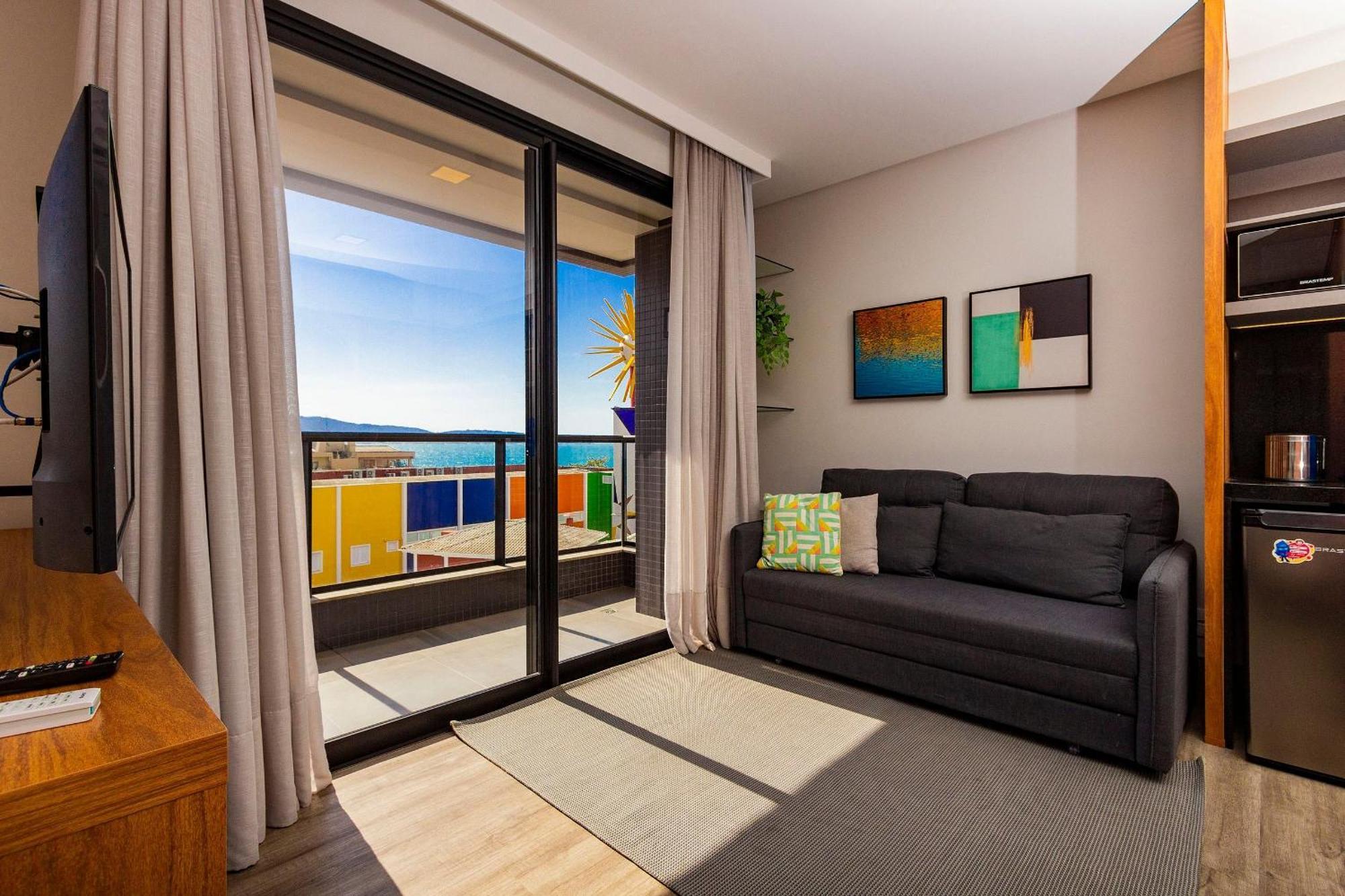 Aion Suites 302 - Lindo Apartamento Com Vista Para O Mar, A 60M Da Praia De Bombinhas, Com Piscina E Academia No Rooftop. Экстерьер фото
