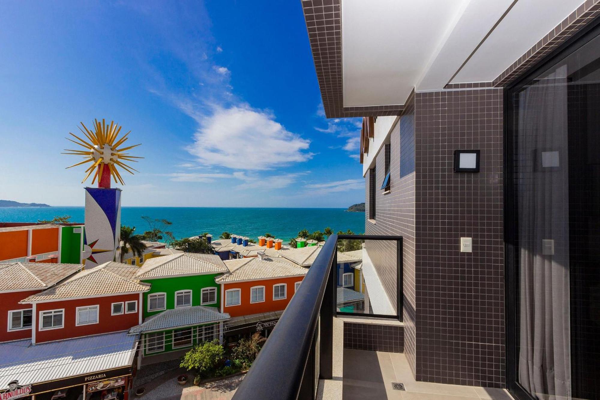 Aion Suites 302 - Lindo Apartamento Com Vista Para O Mar, A 60M Da Praia De Bombinhas, Com Piscina E Academia No Rooftop. Экстерьер фото