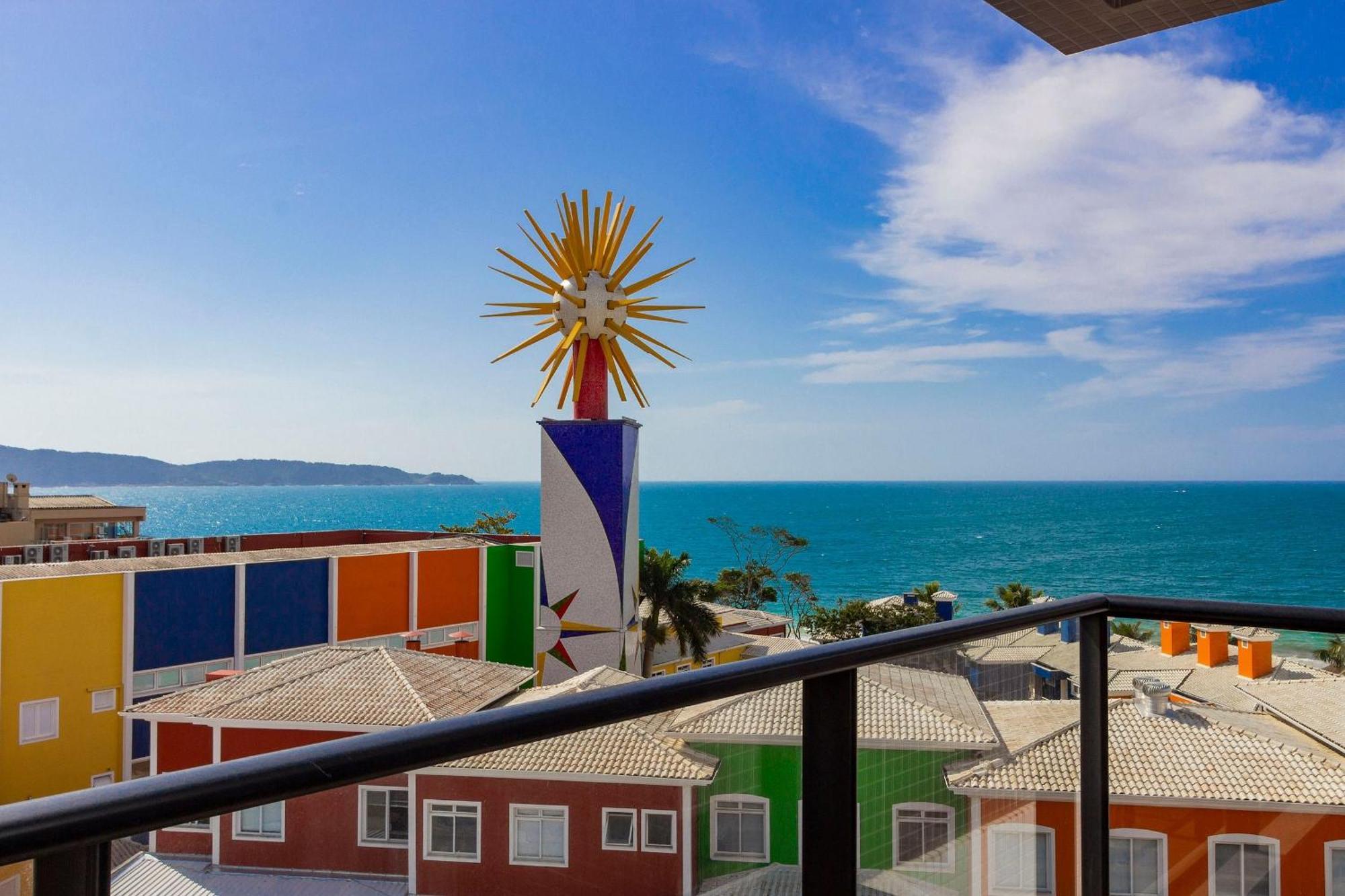 Aion Suites 302 - Lindo Apartamento Com Vista Para O Mar, A 60M Da Praia De Bombinhas, Com Piscina E Academia No Rooftop. Экстерьер фото